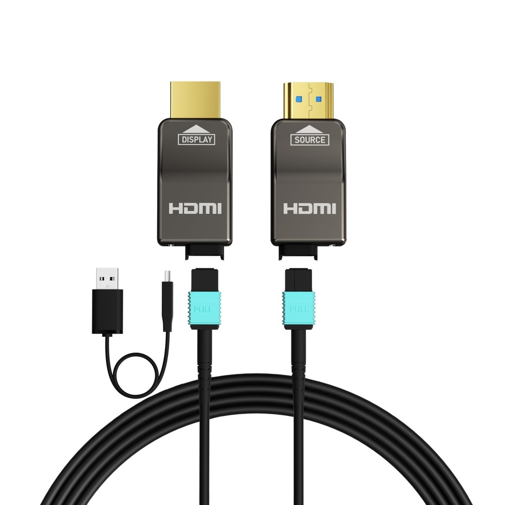 RUIPRO 8K HDMI 2.1 Cable 20FT Full Fiber Optic Detachable 48Gbps HDR eARC
